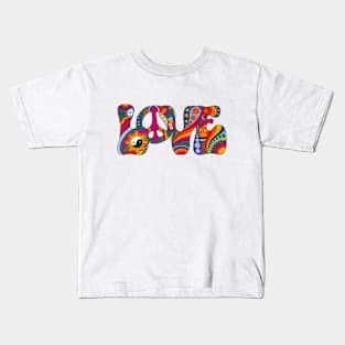 Psychedelic Love Kids T-Shirt